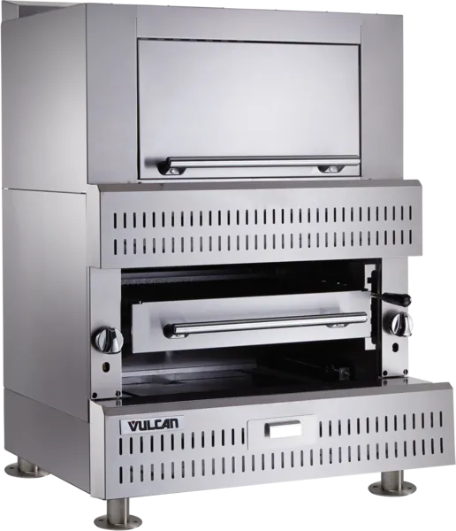 洋楽 Broilers Garland M60XR Deck Type Broiler w/ Upper Finishing Oven, Standard